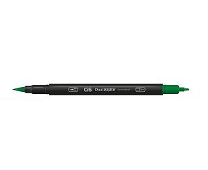 CANETA CIS DUAL BRUSH AQUARELAVEL - 09 VERDE