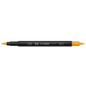 CANETA CIS DUAL BRUSH AQUARELAVEL - 28 LARANJA CLR