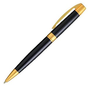 CANETA CROWN MASTER GOLD YW19968P - PRETA
