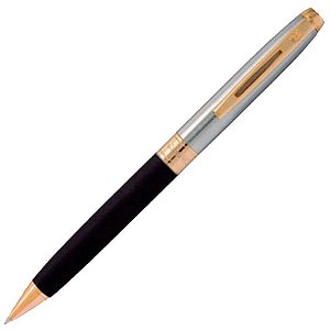 CANETA CROWN TREASURE YW19966N - PRATA E PRETO