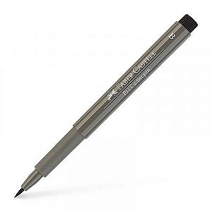 CANETA FABER PITT PINCEL - B CINZA QUENTE IV 273