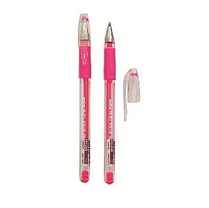 CANETA MOLIN GEL NEON - ROSA
