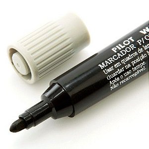 CANETA P/ QUADRO BRANCO PILOT WBM-7 PRETA RECARREGAVEL
