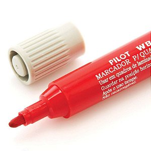 CANETA P/ QUADRO BRANCO PILOT WBM-7 VERMELHA RECARREGAVEL