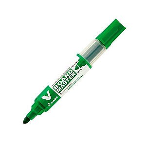 CANETA P/ QUADRO BRANCO PILOT V-BOARD MASTER RECARREGAVEL - VERDE