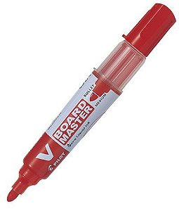 CANETA P/ QUADRO BRANCO PILOT V-BOARD MASTER RECARREGAVEL - VERMELHO