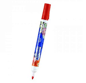 CANETA P/ TECIDO ACRILEX - VERMELHO FOGO 507
