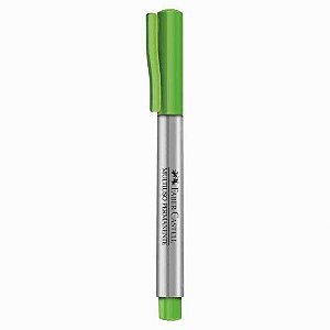 CANETA PERMANENTE FABER MULTIUSO - VERDE CLARO