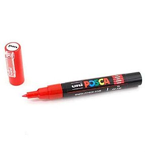 CANETA POSCA PC-1M 0.7MM - VERMELHO