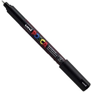 CANETA POSCA PC-1MR 0.7MM - PRETA