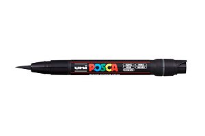 CANETA POSCA PCF-350 BRUSH - PRETA