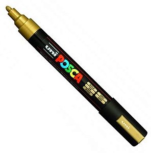 CANETA POSCA PC-5M 2.5MM METALIZADA - OURO