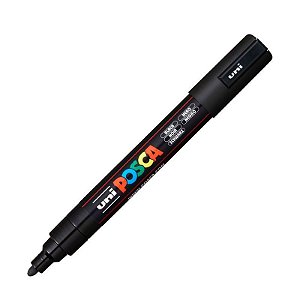 CANETA POSCA PC-5M 2.5MM - PRETA