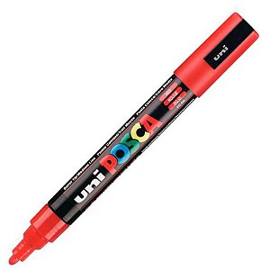 CANETA POSCA PC-5M 2.5MM - VERMELHA