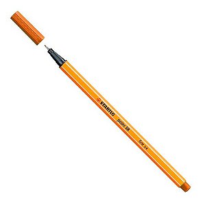 CANETA STABILO 0,4 MM - LARANJA PALHA 88/30