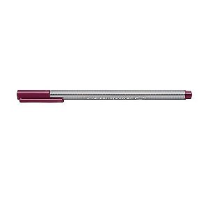 CANETA STAEDTLER FINELINER TRIPLUS 0.3 - MOGNO (BORDO ESCURO)