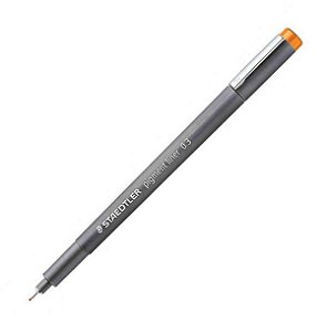 CANETA STAEDTLER PIGMENT LINER 0.3 - LARANJA