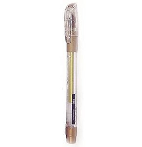 CANETA TRIS GEL EFFECT GLITTER - DOURADA