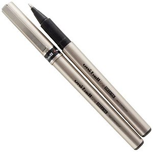 CANETA UNIBALL DELUXE FINE 0.7 - PRETA