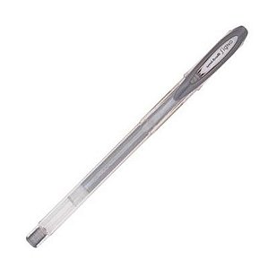 CANETA UNIBALL GEL SIGNO NOBLE METAL 0.8 - PRATA