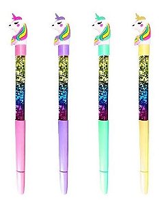 CANETA UNICORNIO GLITTER