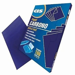 CARBONO AZUL PAPEL/DUPLA FACE TRIS/CIS - UNIDADE