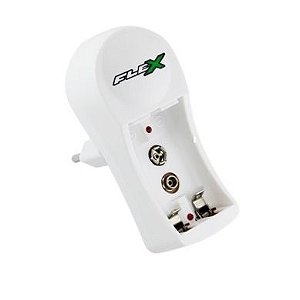 CARREGADOR DE PILHAS BIVOLT P/ 2 PILHAS FX-C11