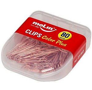 CLIPS MOLIN 28MM ROSE - 80 UNID