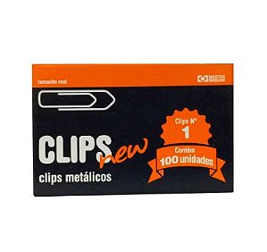 CLIPS NEW 1/0 CAIXA - 100 UNID