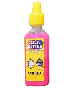 COLA GLITTER ACRILEX 35G - PINK