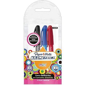 CONJUNTO CANETA PAPERMATE AZ/PT/VM