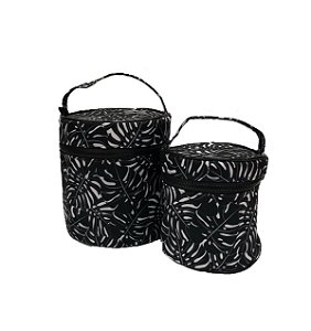 CONJUNTO REDONDO C/ ALCA FLORAL PT/BR SABRA