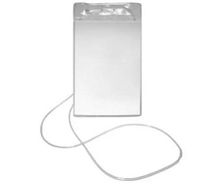 CRACHA FLEX C/ CORDAO 80X120MM HORIZ - PLASTPARK