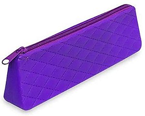 ESTOJO SLIM SILICONE POOPSTORE - ROXO