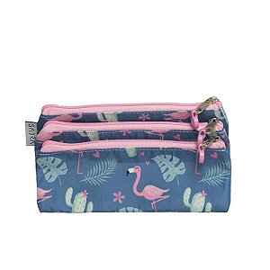 ESTOJO TRIPLO FLAMINGO SABRA