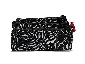 ESTOJO TRIPLO FLORAL PT/BR SABRA