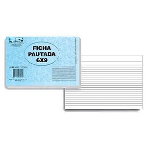 FICHA PAUTADA N4 6 X 9