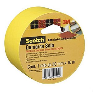 FITA ADESIVA DEMARCA SOLO AMARELA