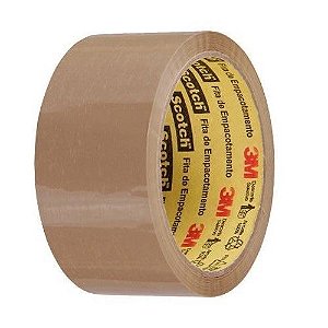 FITA ADESIVA PLASTICA 45X30 - MARROM 3M