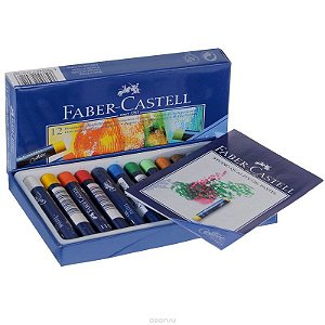 GIZ PASTEL OLEOSO FABER ESTOJO - 12 CORES