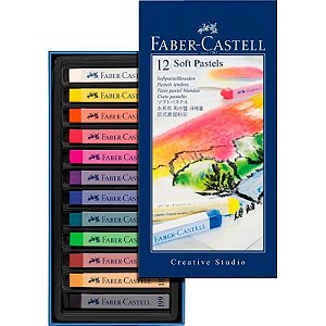 GIZ PASTEL SECO FABER ESTOJO C/12 CORES