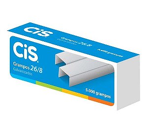 GRAMPO 26/8 C/5000 GALVANIZADO