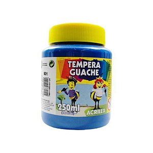 GUACHE ACRILEX 250ML - AZUL TURQUESA REF501