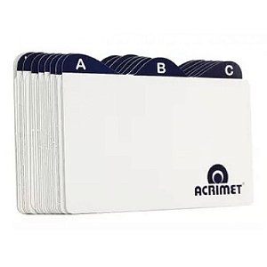 INDICE A/Z PARA FICHAS 3X5 REF631