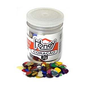LANTEJOULA HONEY CORACAO SORTIDO 2G
