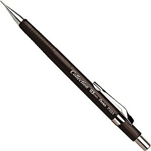 LAPISEIRA PENTEL P200 COLLECTION 0,3 MM - PRETO FOSCO