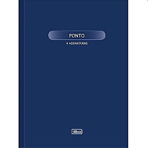 LIVRO PONTO A4 100FLS