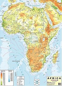 MAPA - AFRICA FISICO