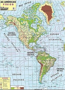 MAPA - AMERICAS FISICO