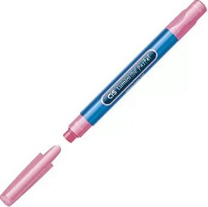 MARCA TEXTO GEL CIS LUMINI PASTEL - ROSA